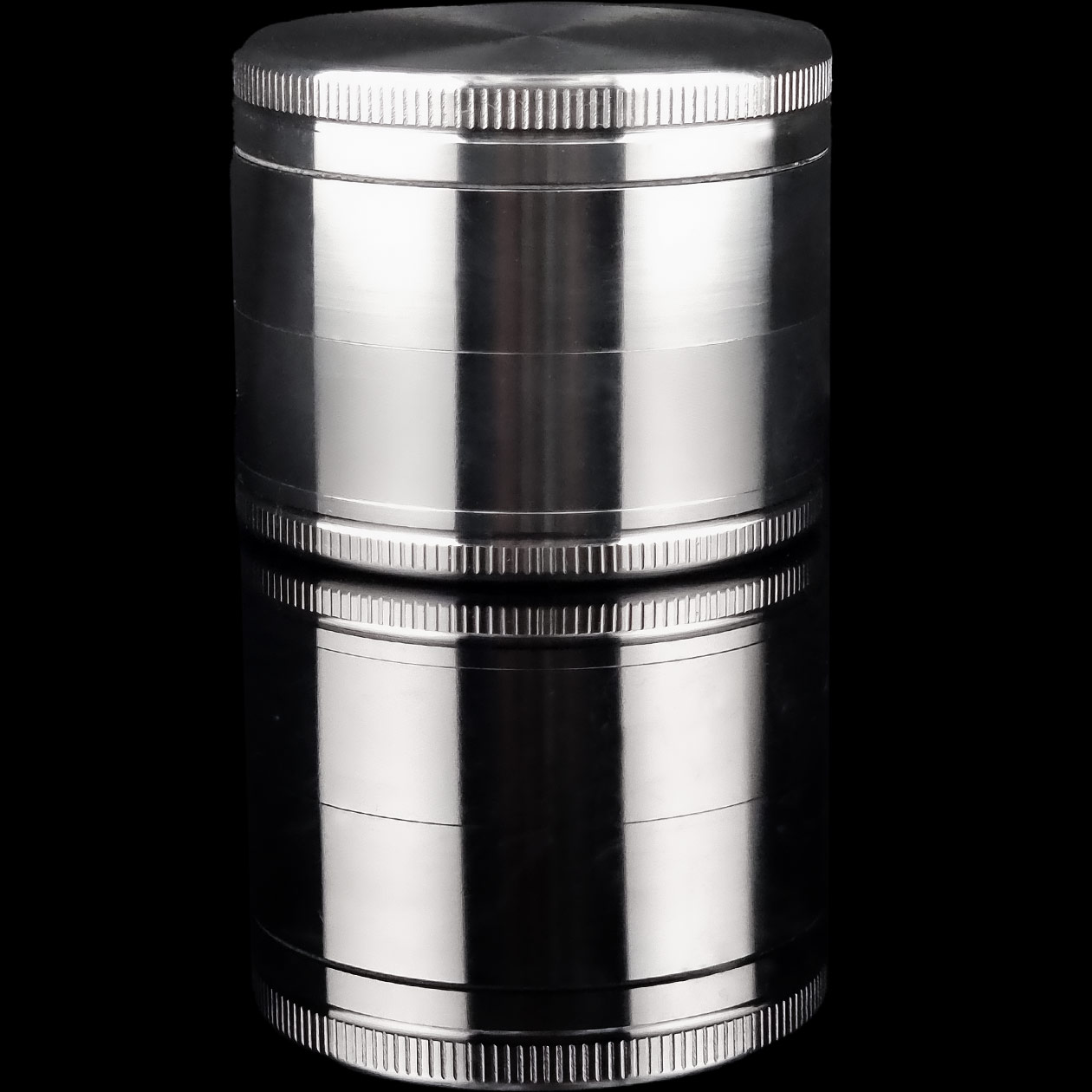 produkt 1846 bavarian botanicals edelstahlgrinder edelstahl gravur 63mm 4 tlg silber stainless steel crusher shredder kraeutermuehle edel