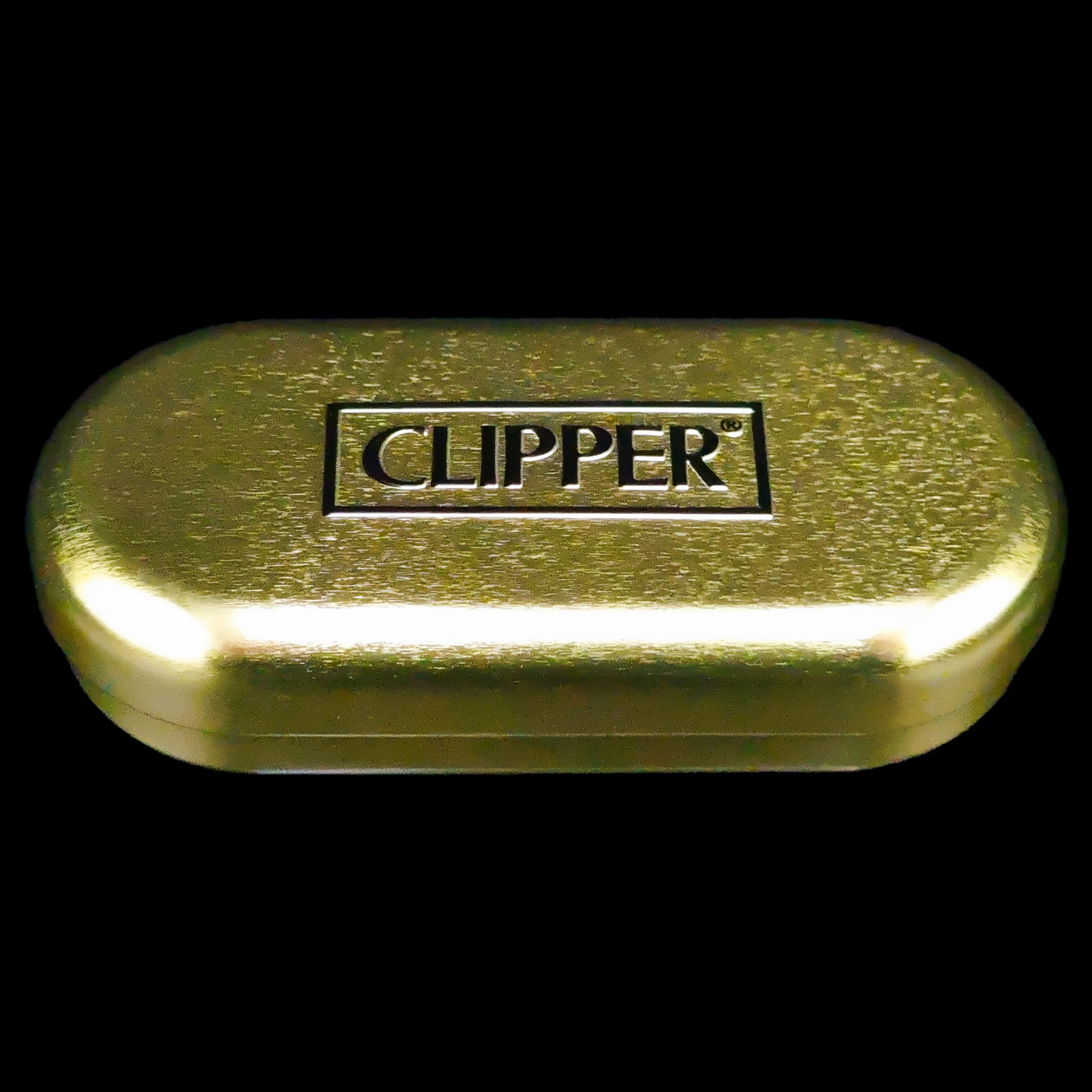 clipper classic metal large jet flame silver brushed (nachfüllbares sturmfeuerzeug aus metall)