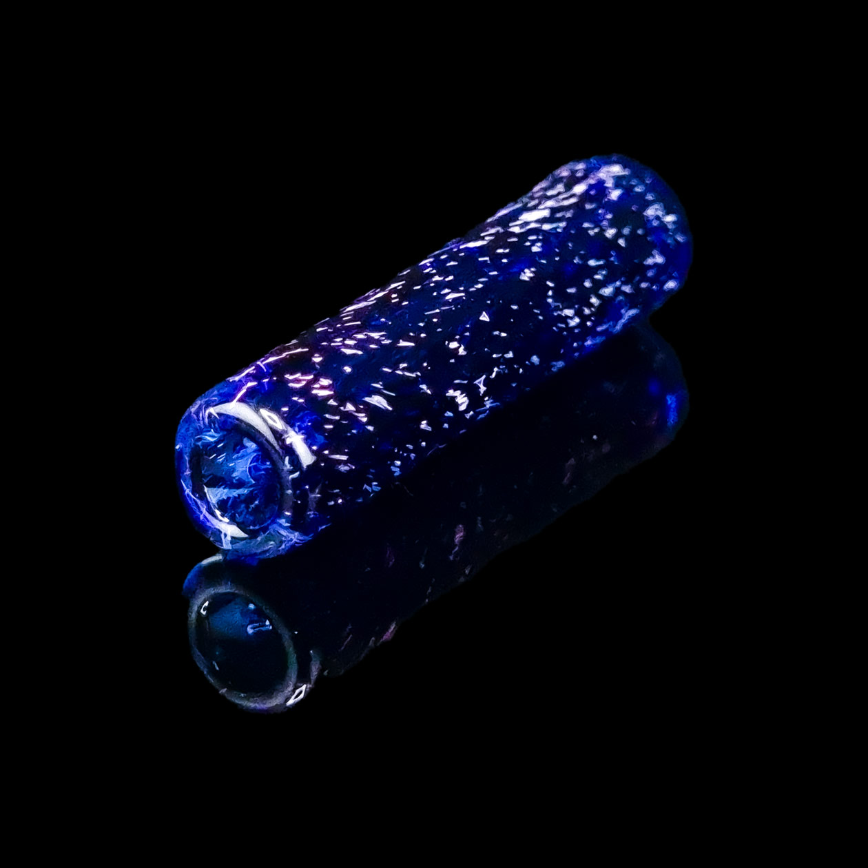 glazetip glas tip se “nightsky i” 10 x 32 mm dichromatisches borosilikatglas (handmade in germany) glazetip glas tip se “nightsky i” 10 x 32 mm dichromatisches borosilikatglas (handmade in germany)
