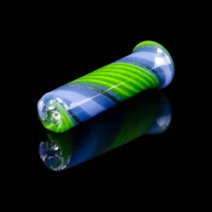 glazetip glas tip se “ice cone swirl ii” 8 mm borosilikatglas (handmade in germany)