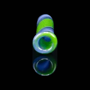glazetip glas tip se “ice cone swirl ii” 8 mm borosilikatglas (handmade in germany)