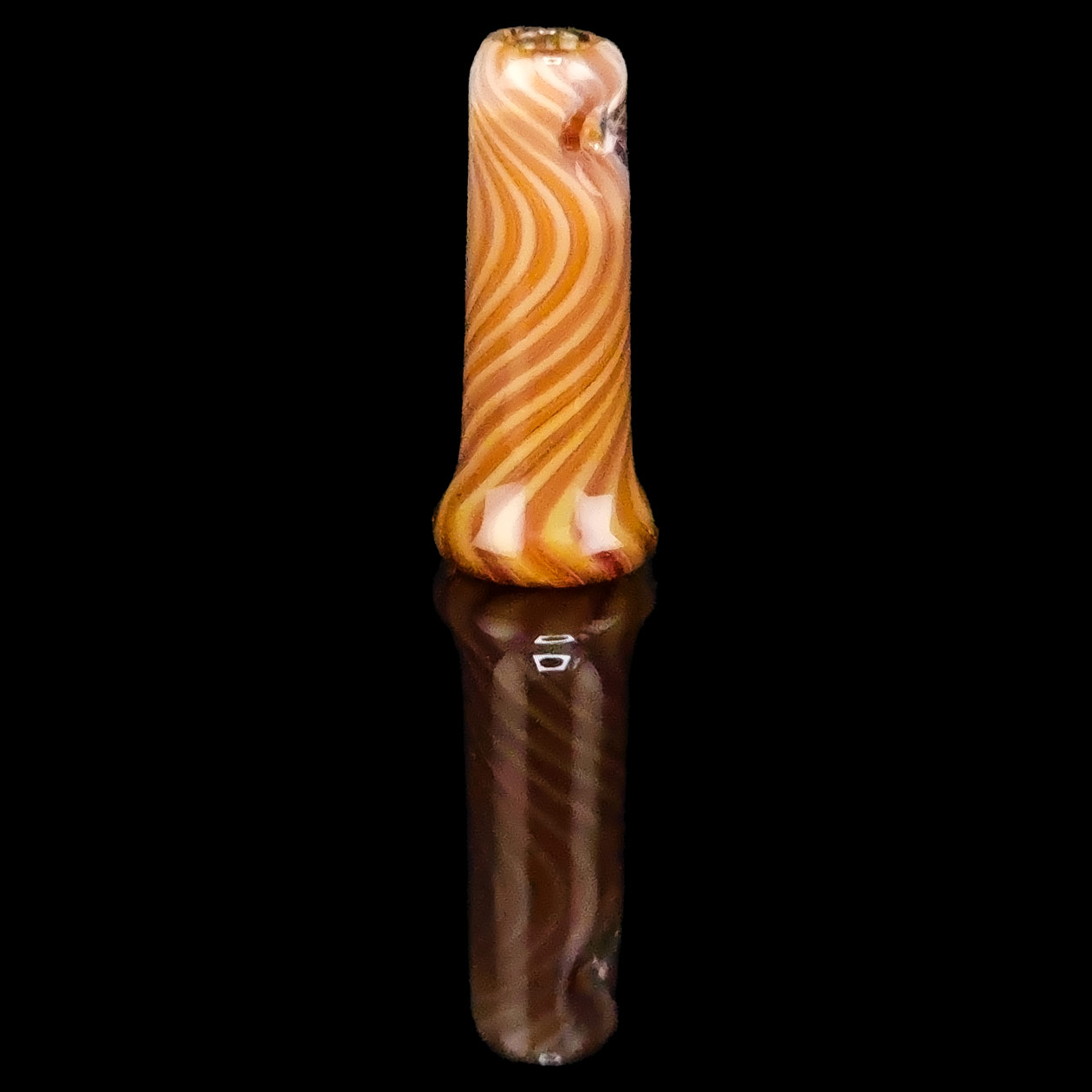 glazetip glas tip se “ice cone wigwag ii” 9 mm borosilikatglas (handmade in germany)