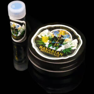 bavarian botanicals premium glastip “jst blk” 12 mm xl black/schwarz
