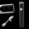 black leaf akkuträger 510er gewinde 400 ma/h weiß mit display vape pen/stick