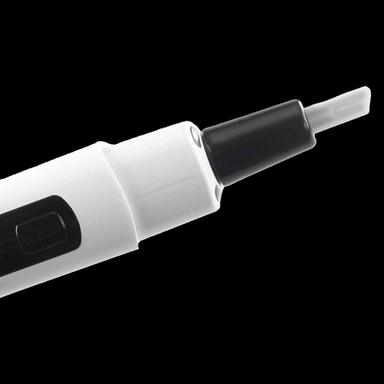 black leaf heatx hot knife blue dab tool mit thermomether (°f) led usb c wechselbare tips