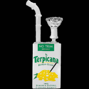 hitman glass bubbler/bong terpicana ("saftbox design" glas rig) 22 cm borosilikatglas ns14