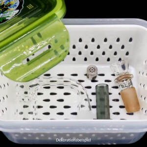 bavarian botanicals reinigungsstation/tauchbad "alpsee" 3 tlg. mit "mop dunk" & bonus