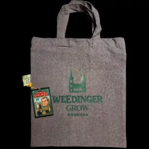 bavarian botanicals flaschltaschl "markus smökinger" grau recycled cotton/rpet limited edition