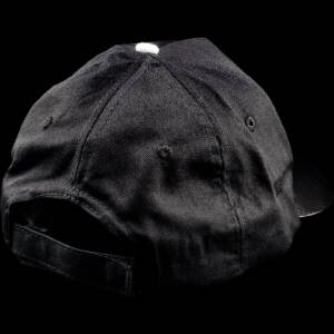 bavarian botanicals cap "bavarian kindl" schwarz/orange stickerei 100 % baumwolle