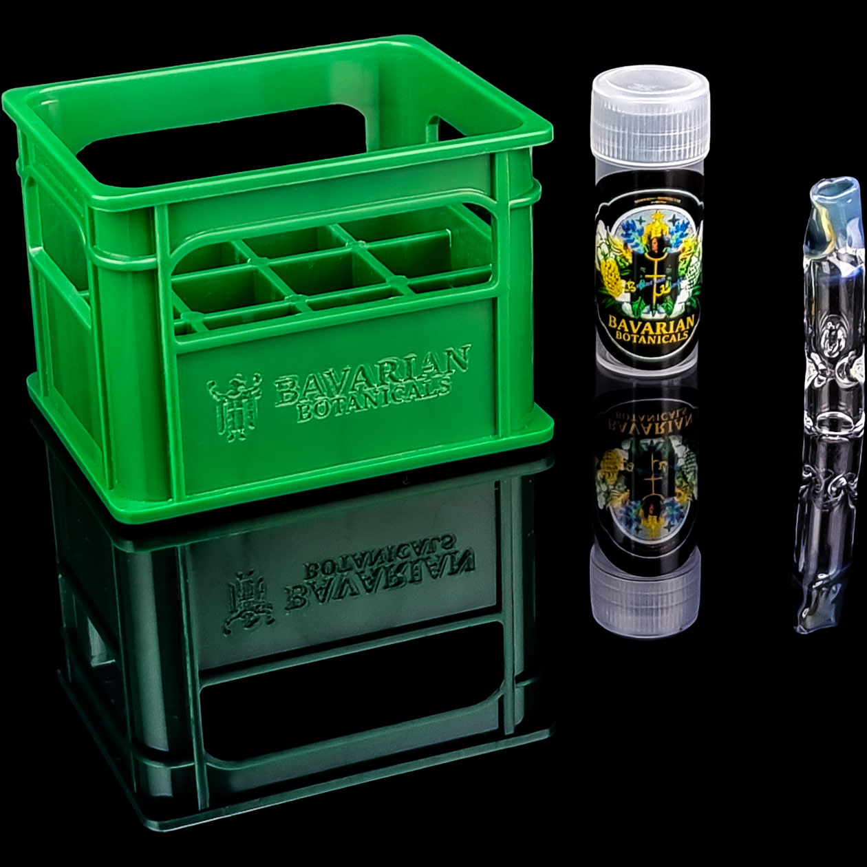 glazetip glas tip “bottleneck i” 8 mm borosilikatglas (handmade in austria) inkl. "glaskastn"