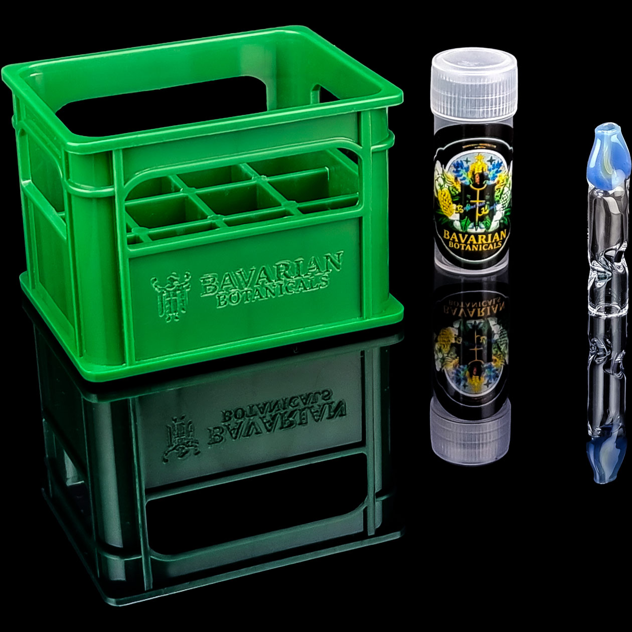 glazetip glas tip “bottleneck i” 8 mm borosilikatglas (handmade in austria) inkl. "glaskastn"