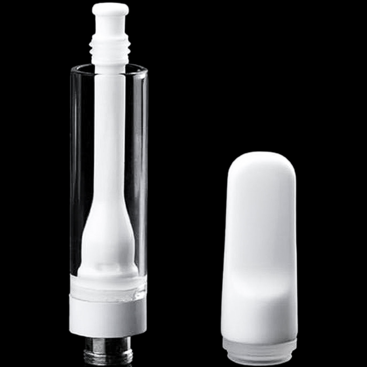 vape kartusche glas/vollkeramik 510er gewinde 1 ml leerpatrone/tank/coil/cartridge