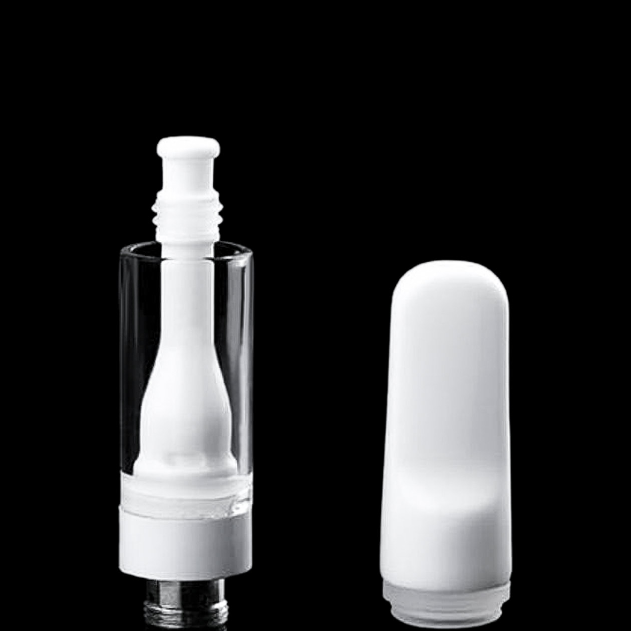 vape kartusche glas/vollkeramik 510er gewinde 1 ml leerpatrone/tank/coil/cartridge