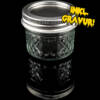 bavarian botanicals mason jar/einmachglas "ballr" custom 120 ml transparent/silber 2 tlg. deckel
