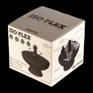 hemper iso plex™ black reinigungs & dab station schwarz silikon/glas