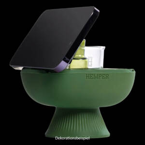 hemper iso plex™ green reinigungs & dab station grün silikon/glas