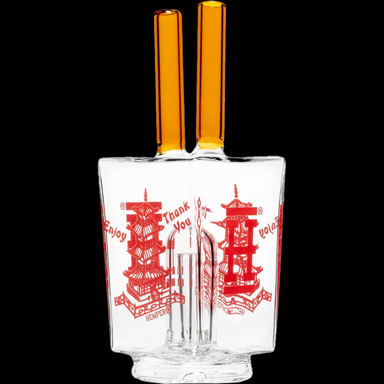 hemper chinese takeout puffco peak/peak pro glass top wasserfilter borosilikatglas