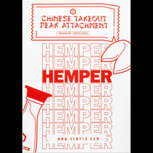 hemper chinese takeout puffco peak/peak pro glass top wasserfilter borosilikatglas