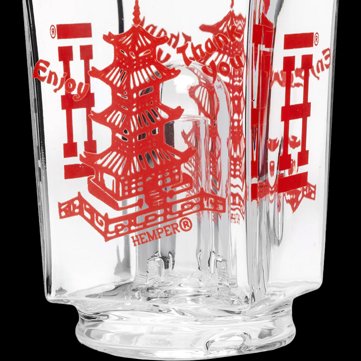 hemper chinese takeout puffco peak/peak pro glass top wasserfilter borosilikatglas