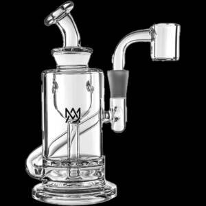 mj arsenal ursa mini dab rig clear recycle bubbler (glas rig) 13 cm borosilikatglas ns10