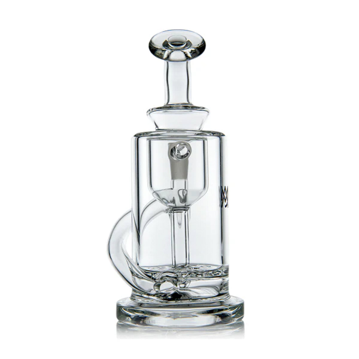 mj arsenal ursa mini dab rig clear recycle bubbler (glas rig) 13 cm borosilikatglas ns10
