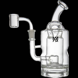mj arsenal ursa mini dab rig clear recycle bubbler (glas rig) 13 cm borosilikatglas ns10