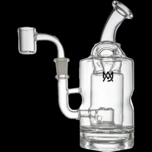 mj arsenal ursa mini dab rig clear recycle bubbler (glas rig) 13 cm borosilikatglas ns10