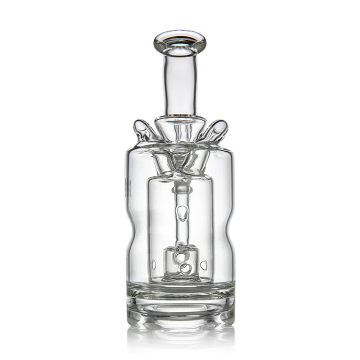 mj arsenal ursa mini dab rig clear recycle bubbler (glas rig) 13 cm borosilikatglas ns10