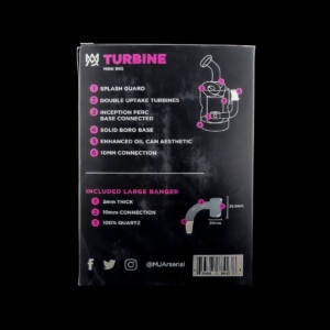 mj arsenal ursa mini dab rig clear recycle bubbler (glas rig) 13 cm borosilikatglas ns10