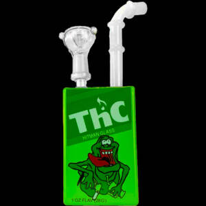 produkt 2117 hitman glass mini rig getraenkekarton design bong borosilikatglas gruen thc slime geist juice wasserpfeife saft box glas