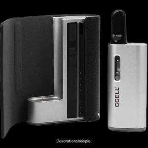 ccell fino obisidian vape cart vaporizer/akkuträger mit ladestation/dock (für 510er kartuschen) usb c