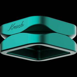 produkt 2133 krush kube 2 0 xl emerald green dunkelgruen 2 tlg grinder crusher kraeutermuehle shredder quadratisch aluminium gruen