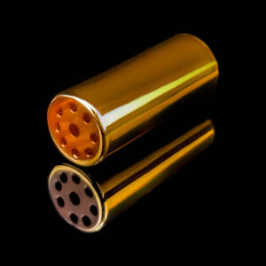 bavarian botanicals premium glastip “high society” 12 mm weiß blau gestreift/transparent (kopie)