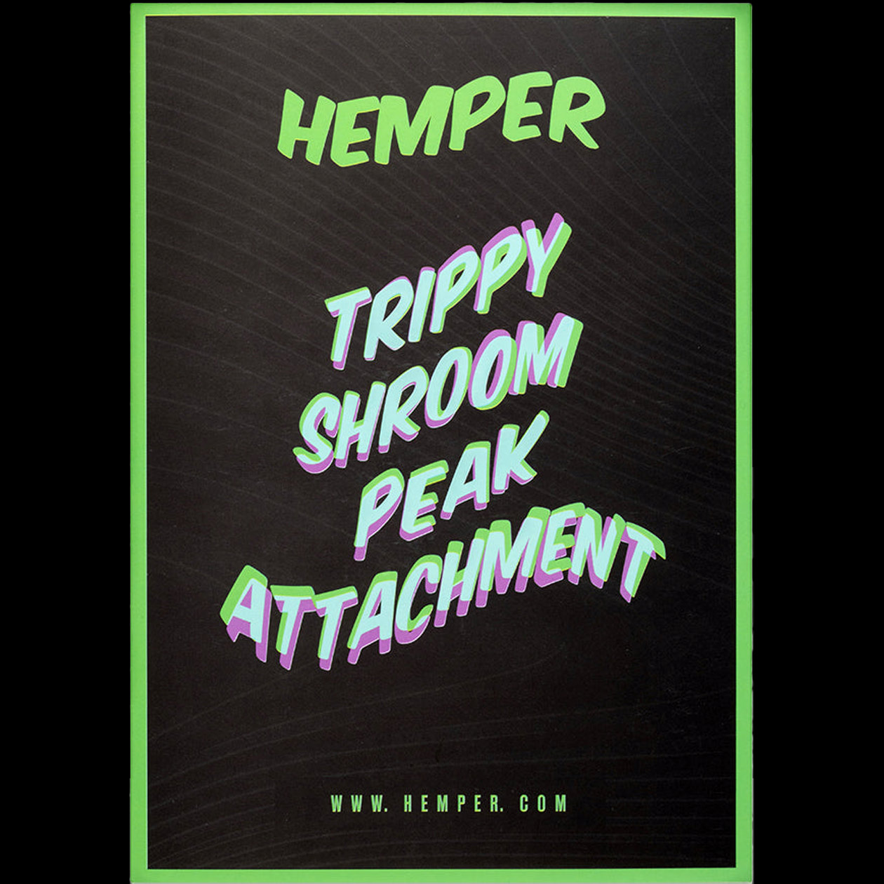 hemper trippy shroom puffco peak/peak pro glass top wasserfilter borosilikatglas