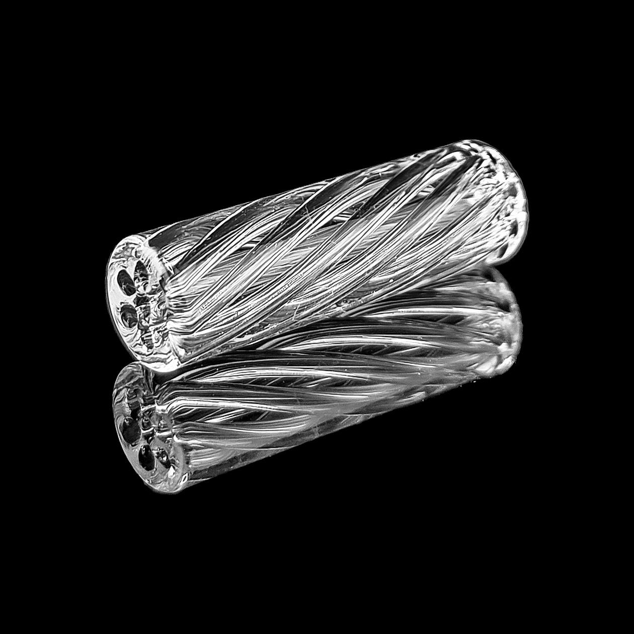 bavarian botanicals premium glastip "neuner" 9 mm transparent/klar