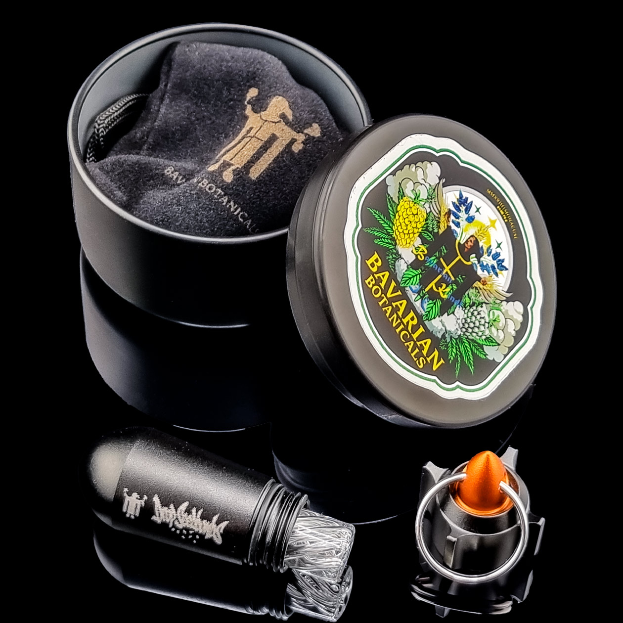 bavarian botanicals premium glastip "christel" 8 mm limited edition "drop seedbombs"
