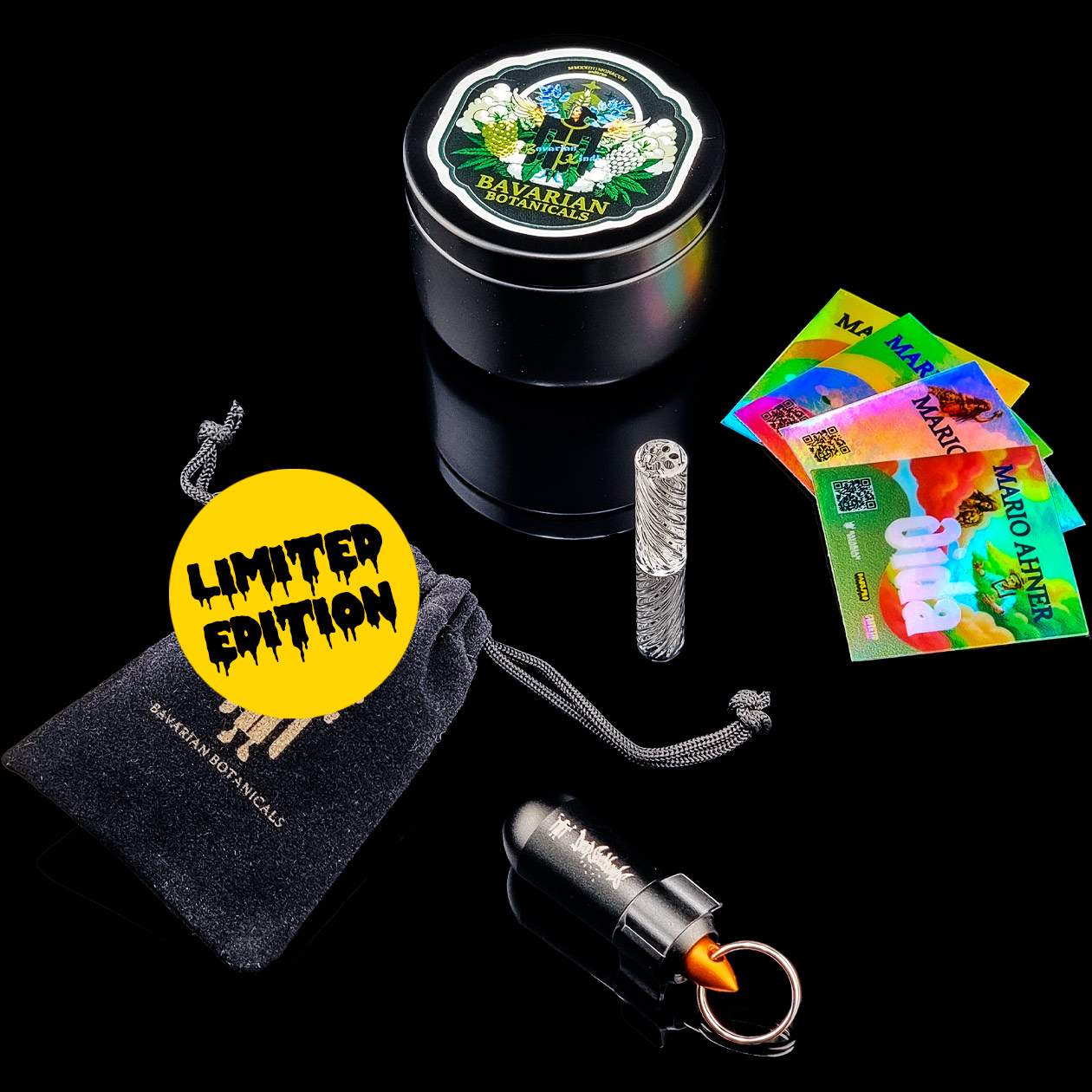 bavarian botanicals premium glastip "christel" 8 mm limited edition "drop seedbombs"