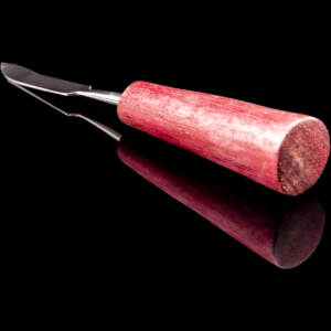 dabs.pro "parda short" dabbing tool edelstahl/padouk holz 11 cm (handmade in germany)