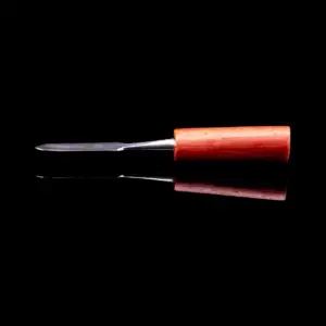dabs.pro "parda short" dabbing tool edelstahl/padouk holz 11 cm (handmade in germany)