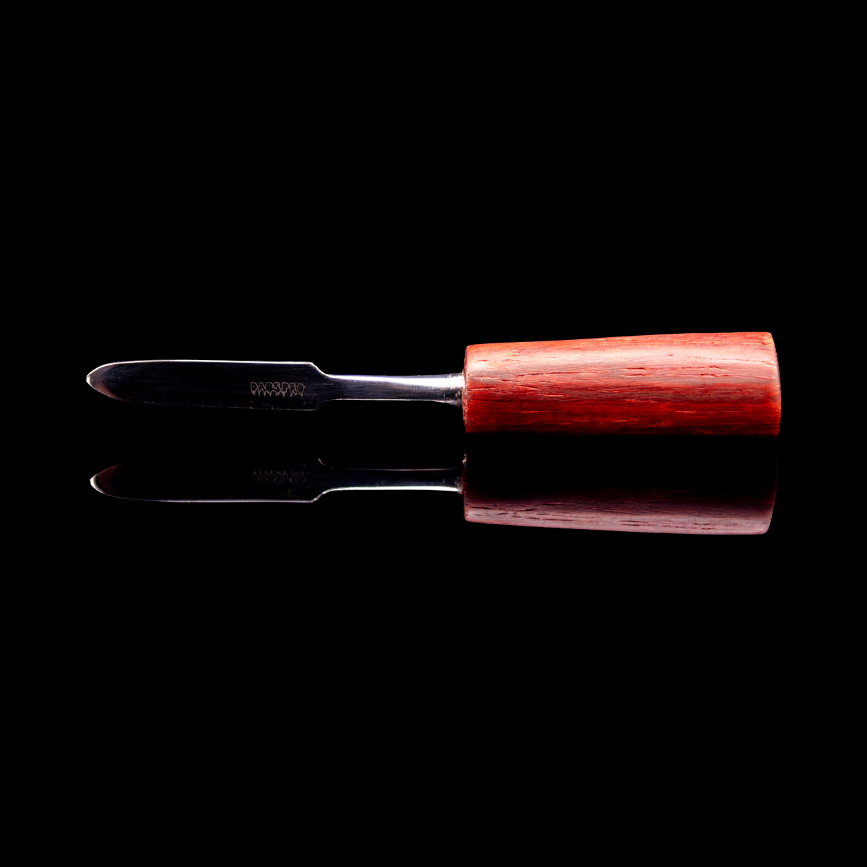 dabs.pro "parda short" dabbing tool edelstahl/padouk holz 11 cm (handmade in germany)