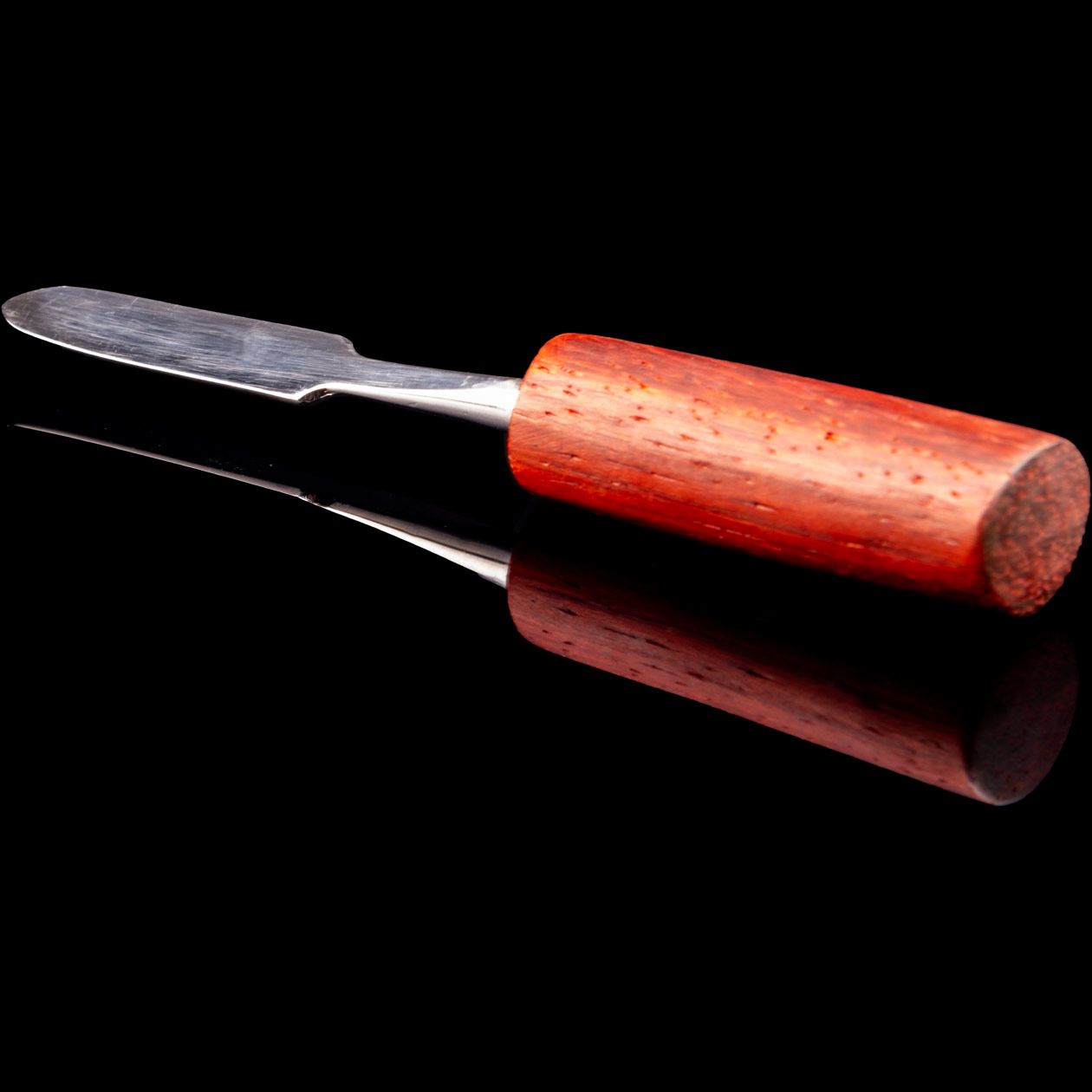 dabs.pro "parda short" dabbing tool edelstahl/padouk holz 11 cm (handmade in germany)