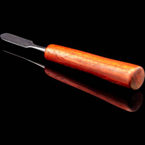 dabs.pro "parda short" dabbing tool edelstahl/padouk holz 11 cm (handmade in germany)